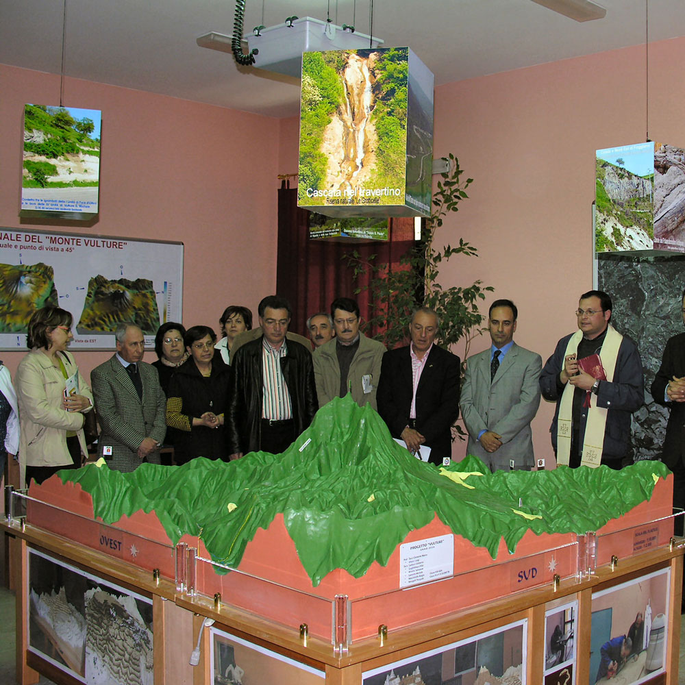 Presentazione plastico del Monte Vulture